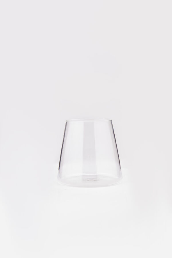 Verre conique bas – Minimalisme en borosilicate – Image 3